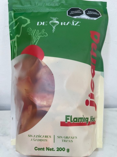 Flaming Hot Chips de Jícama | De Raiz 200 grs