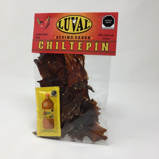Cecina Sabor Chiltepin | Luval 50 grs