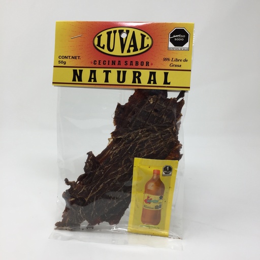 Cecina Sabor Natural | Luval 50 grs
