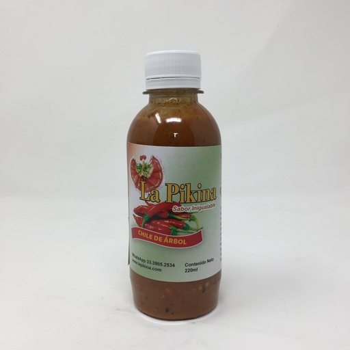 La Pikina | Salsa de Chile de Arbol | 220 ml