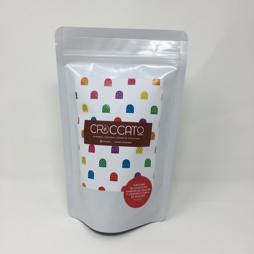 Tortugas de Chocolate Amargo Sin Azúcar | Croccato 8 pzs