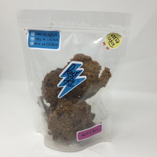 Nuts & Oats Cookies | Sin Azucar ni Gluten | Rock n Fit