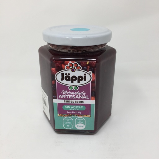 Frutos Rojos sin Azucar Mermelada | Jappi 290 g