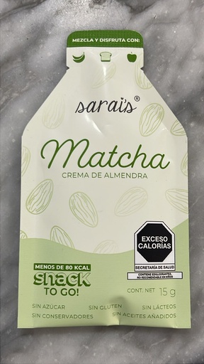 To Go Crema de Matcha Almendra Keto | Sarais By Casa Falco