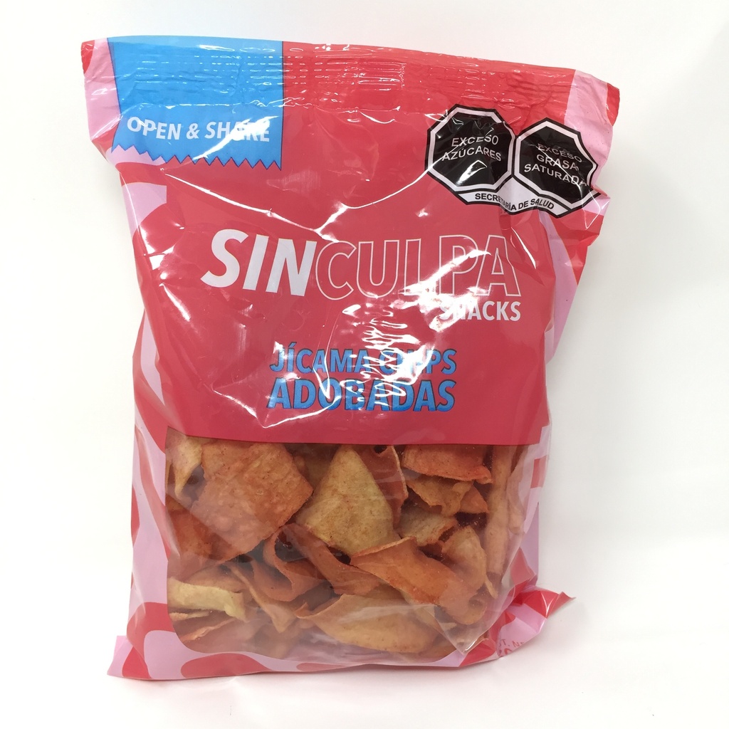 Adobadas Jicama Chips Sin Culpa 120 g mercadourbano