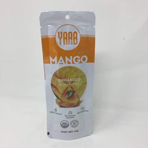 Mango Deshidratado Natural | Yaab 40 g