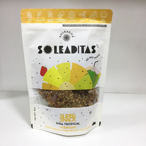 Piña Tropical Hojuelas | Soleados 90 g