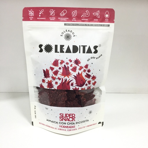Jamaica con Chia Picosita Hojuelas | Soleados 90 g