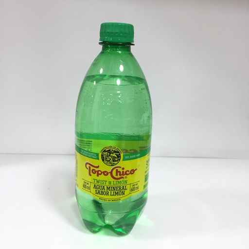 Topo Chico | Agua Mineral Sabor Limon | 600 ml