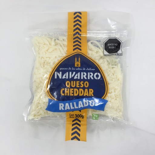 Queso Cheddar Rallado | Navarro 300 g