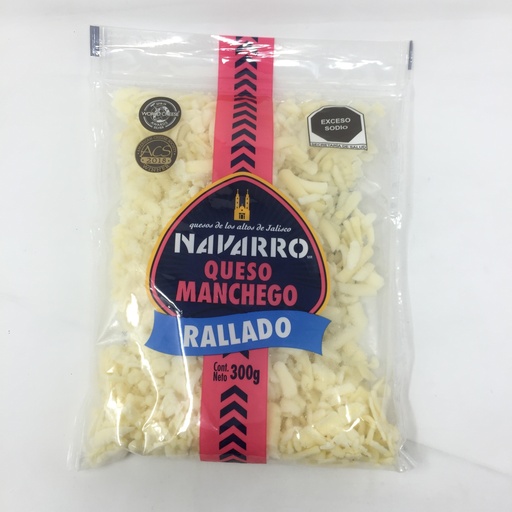 Queso Manchego Rallado | Navarro 300 g