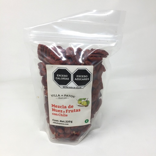 Mezcla de Nuez y Frutas con Chile  | Villa de Patos 220 grs