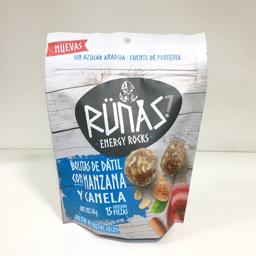 Bolitas de Datil con Manzana y Canela | Runas 15 pz