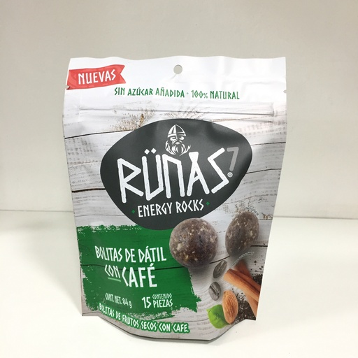 Bolitas de Datil con Cafe | Runas 15 pz