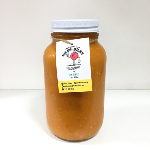 Salsa para Chilaquiles Sin Chile | Kiles Kiles 950 ml