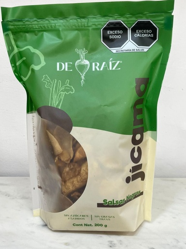 Salsas Negras Chips de Jícama | De Raiz 200 grs