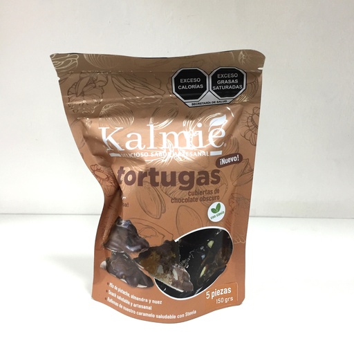 Tortugas Cubiertas de Chocolate Obscuro Kalmie | MNMS 150 g