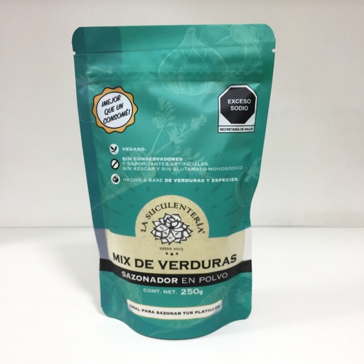 La Suculenteria | Sazonador Mix de Verduras | 250 g