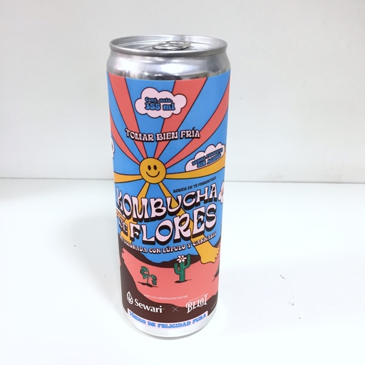 Flores, Lúpulo y Cannabis Kombucha Belot | Artesano 355 ml