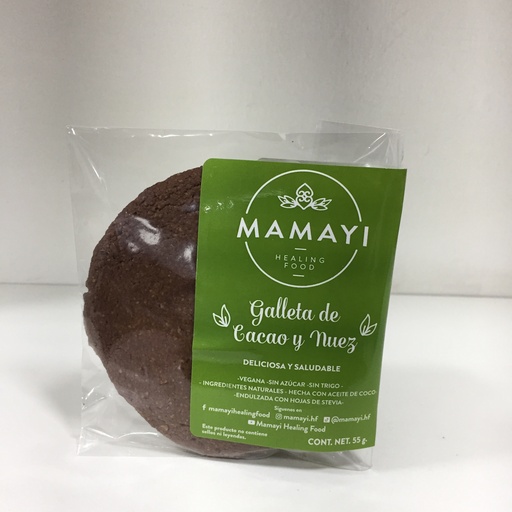 Cacao y Nuez Galleta Vegana | Mamayi 1 pza