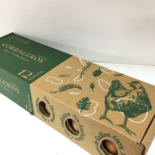 Huevo Rojo Corraleros 12 pz