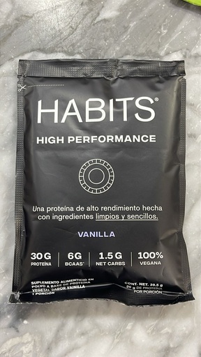 Sobre High Performance Vainilla | Habits 38.5 g